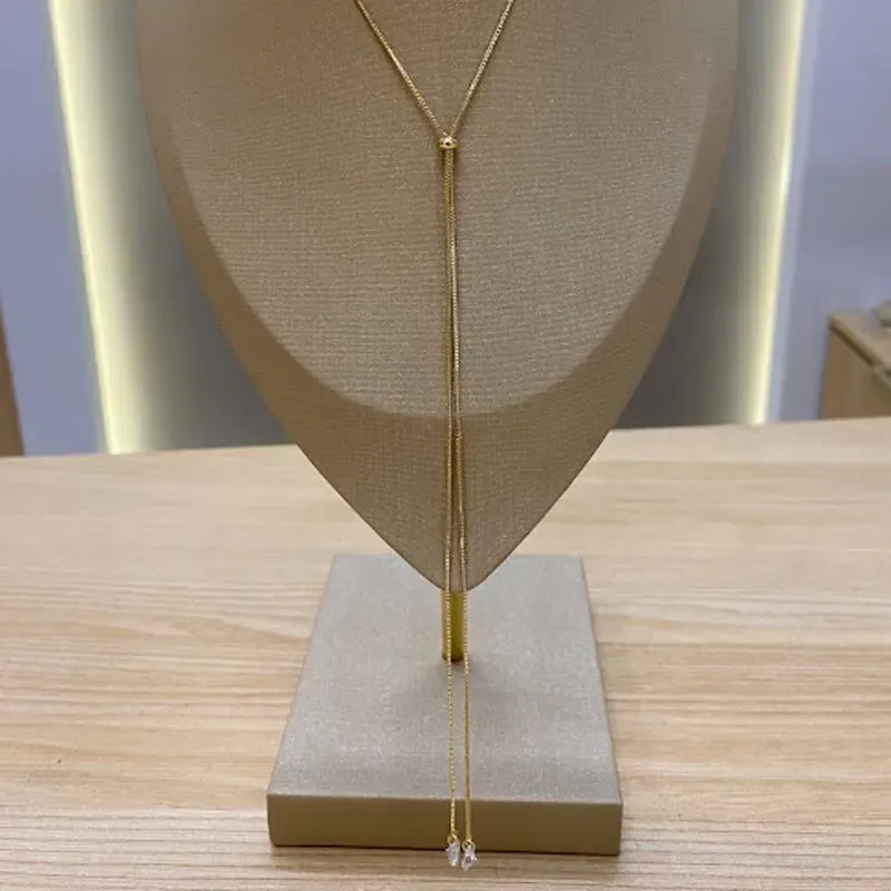 Colar Gravata Cristal