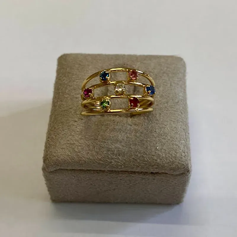 Anel Duplo Elegância