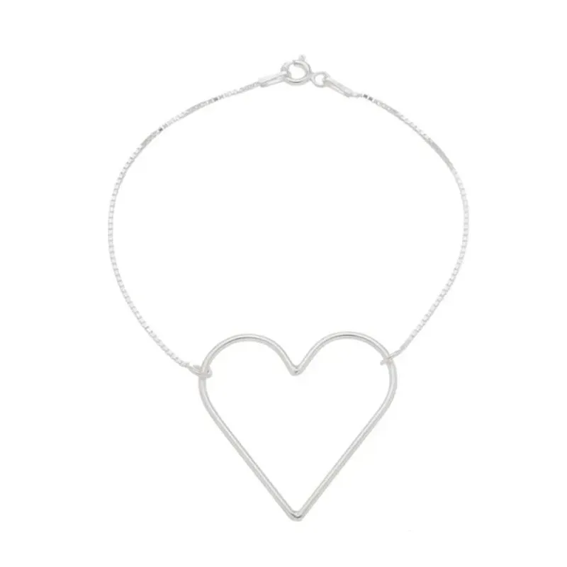 Pulseira Grande Coração