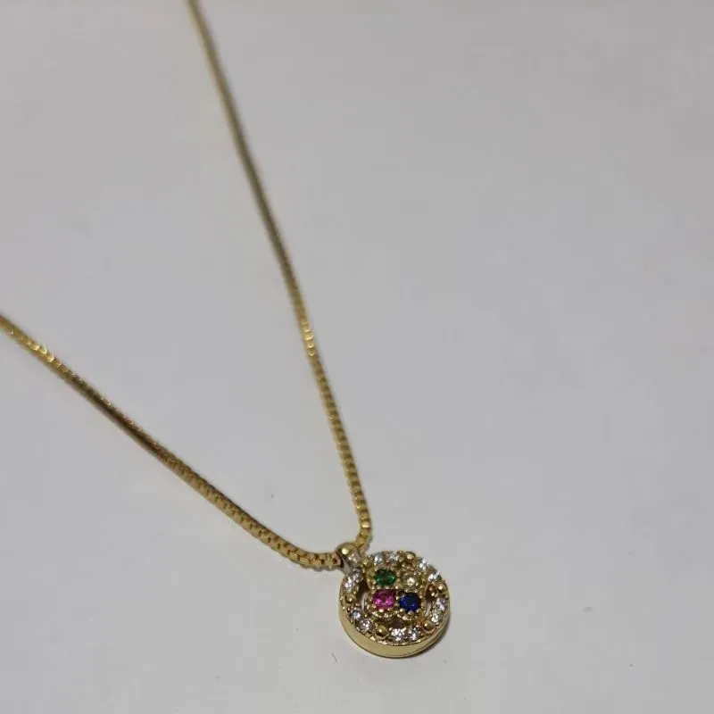 Colar Esfera 4 Cores