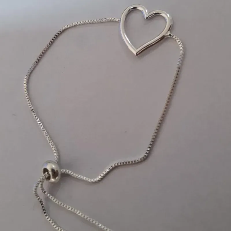 Pulseira Coração Enviesado