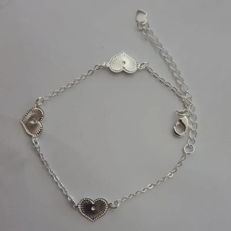 Pulseira 3 Corações