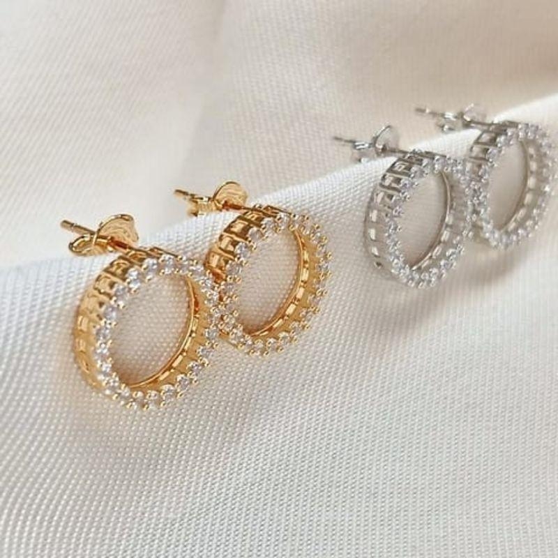 Brinco Redondo Cravejado