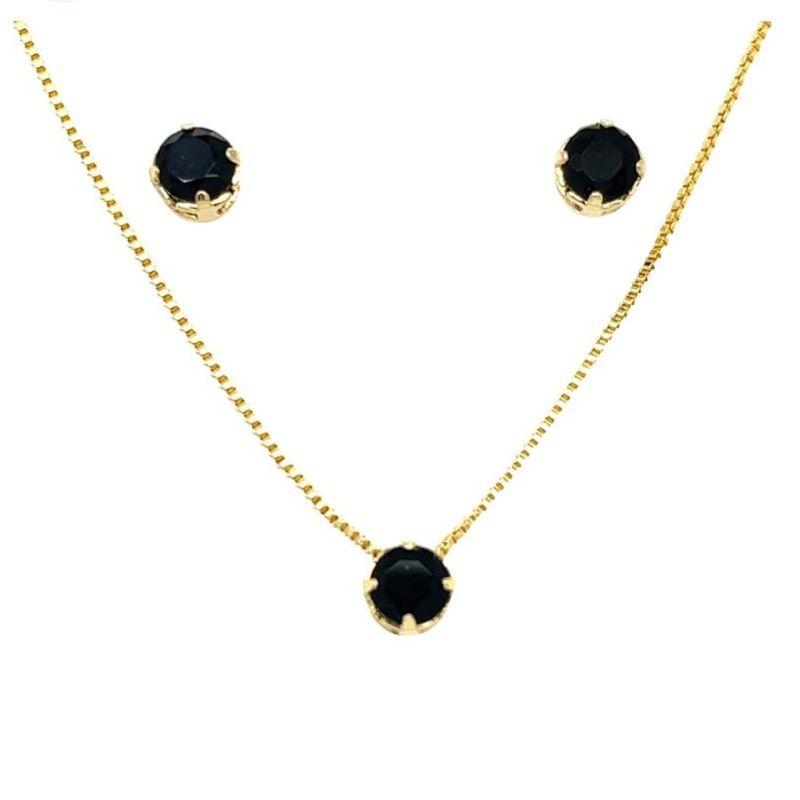 Conjunto Oval Blek