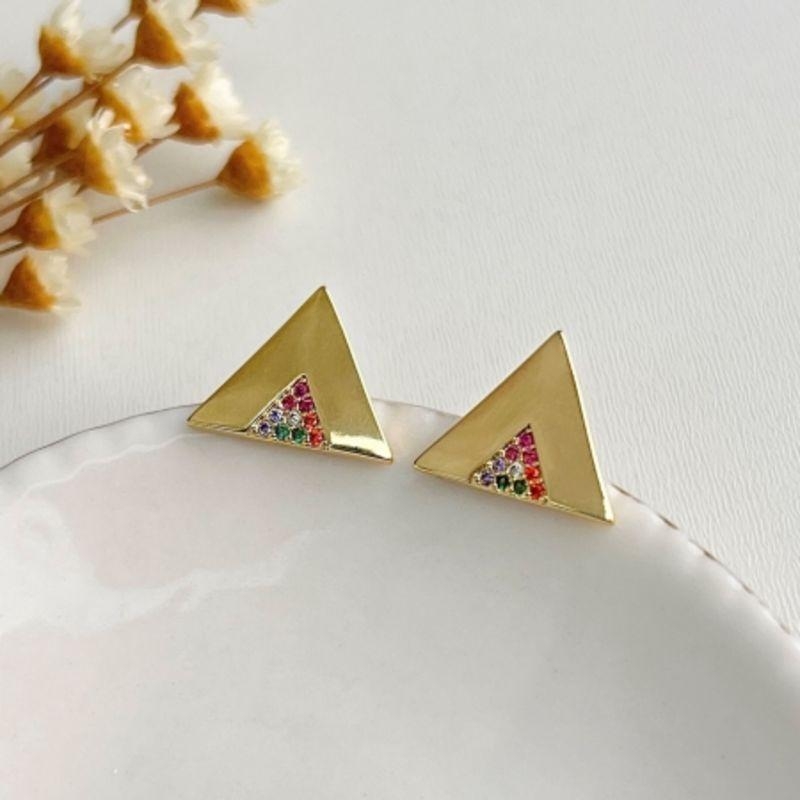 Brinco Triângulos Colors