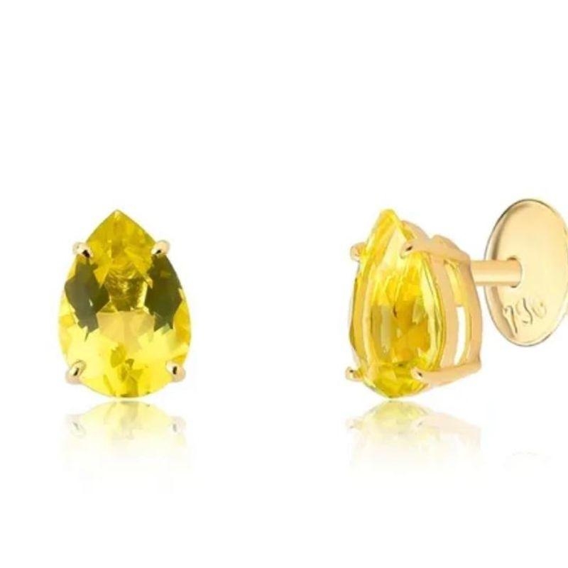 Brinco Gota Cristal Elo