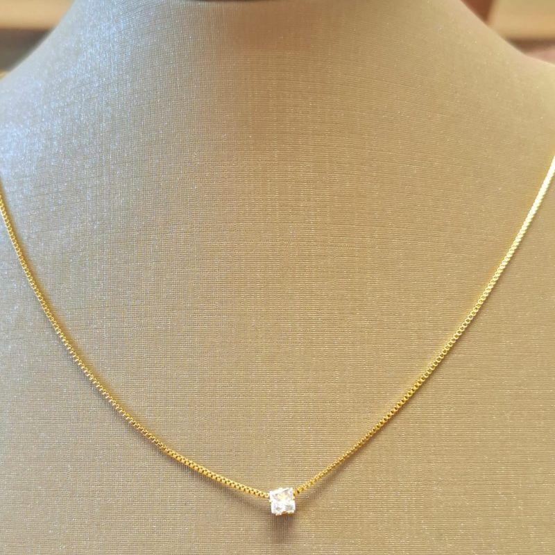 Colar Leão Ponto De Luz