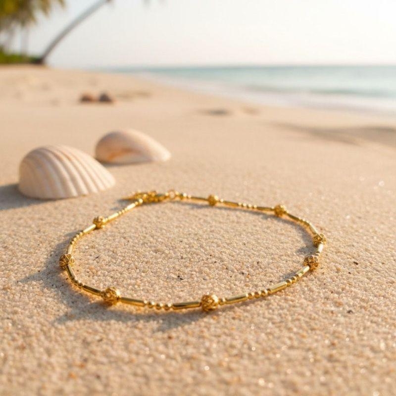 Tornozeleira Blush Pearl