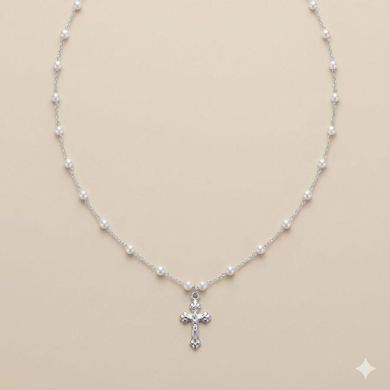 Colar Fé Prata