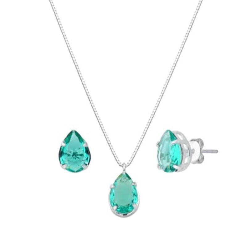 Conjunto Cristal Gota Mini
