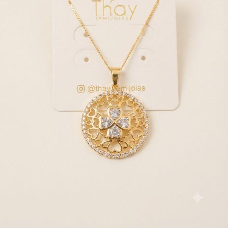 Colar Plated CZ