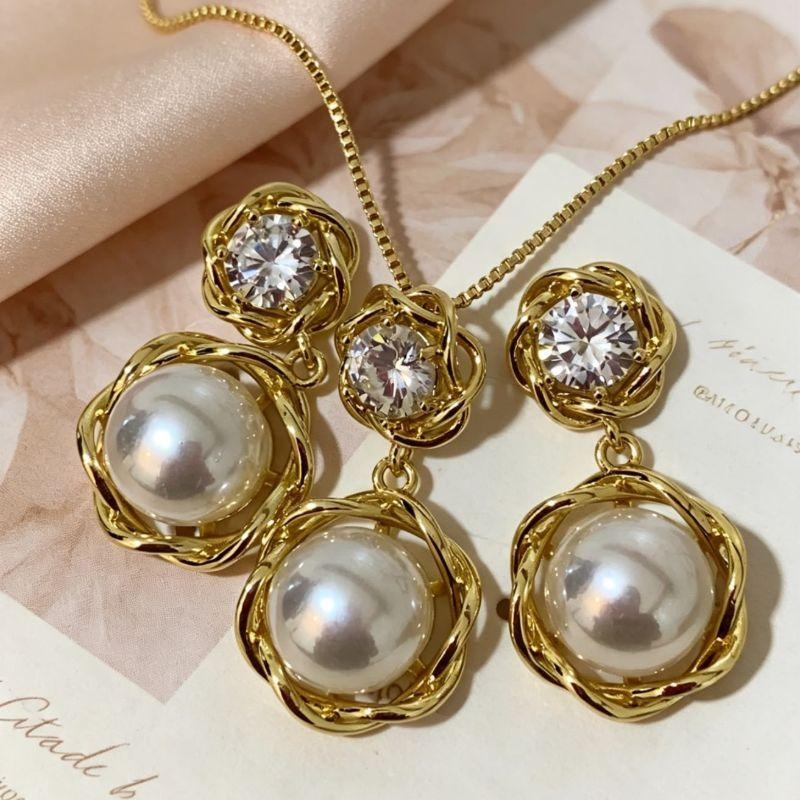 Conjunto noiva zirconia