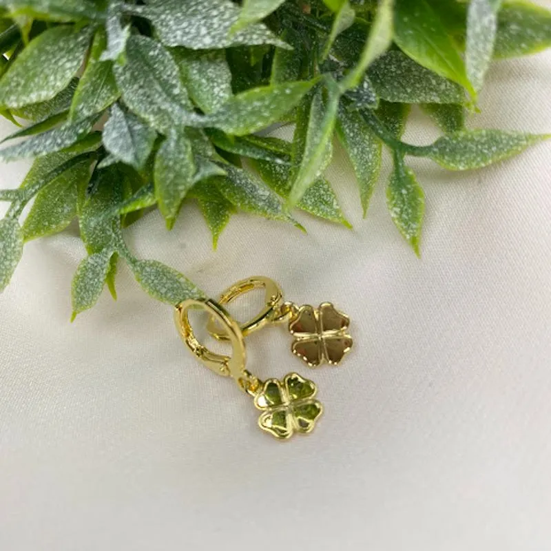 Argolas Diamante Flor