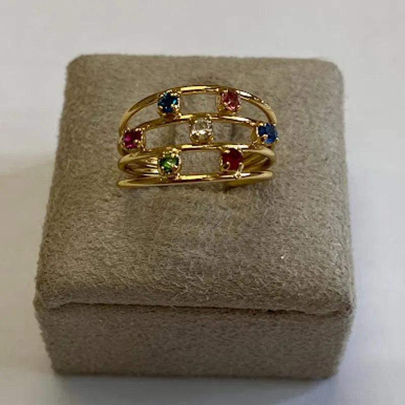 Anel Duplo Elegância