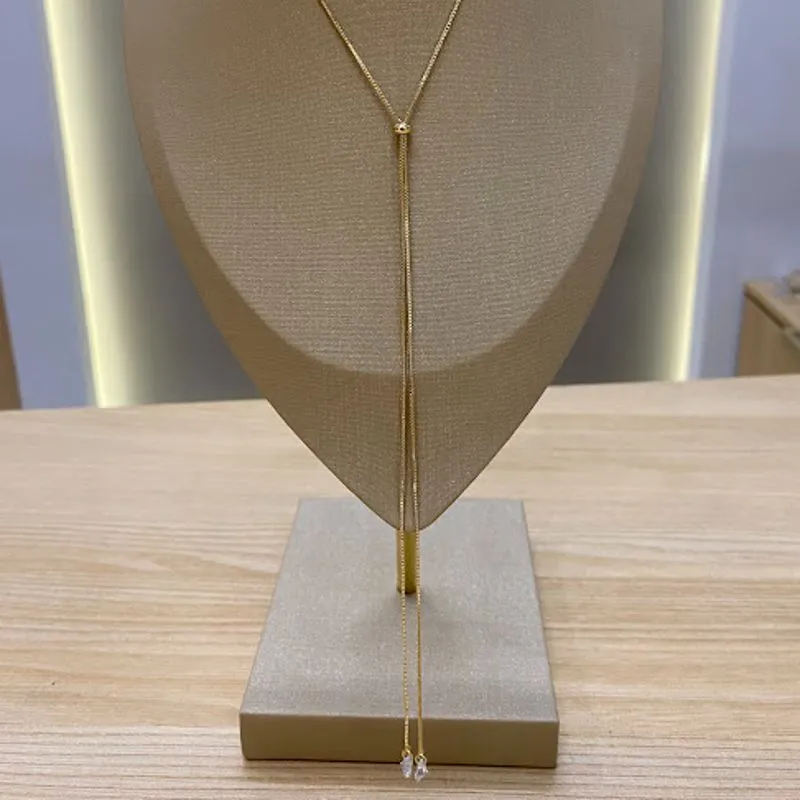 Colar Gravata Cristal