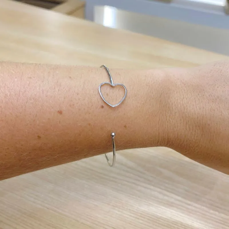 Bracelete Corações Uni