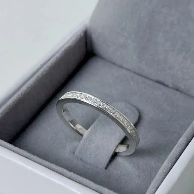 Meia Aliança Diamante