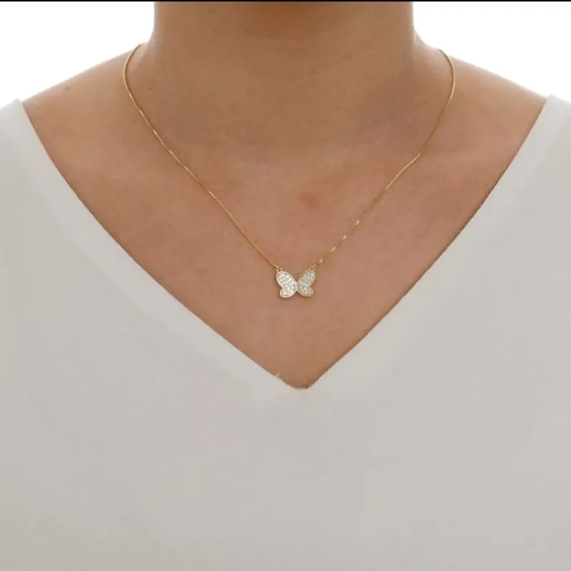 Colar Charme Borboleta