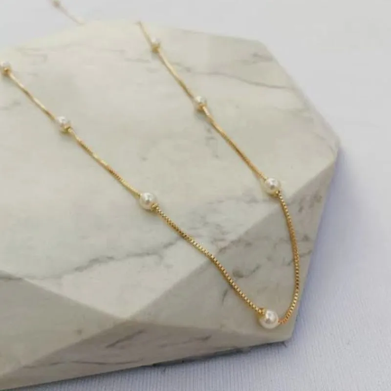 Choker Perolas