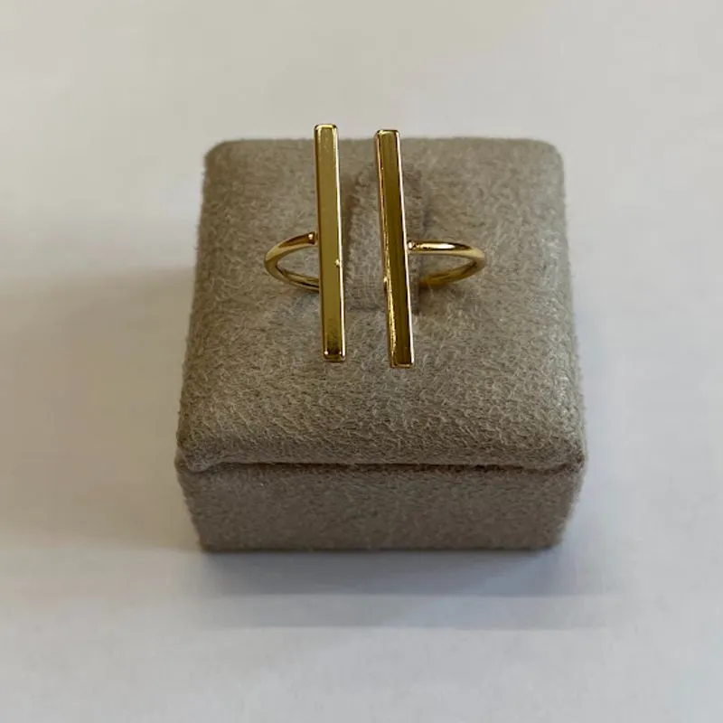 Anel Dourado Regulável Mini