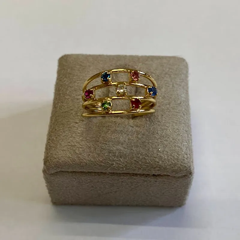 Anel Duplo Elegância