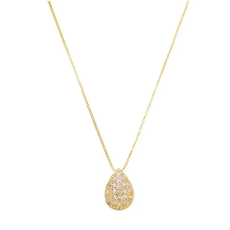 Colar Gota Cristal