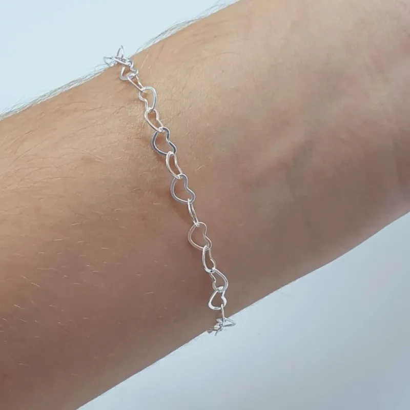 Pulseira Corações