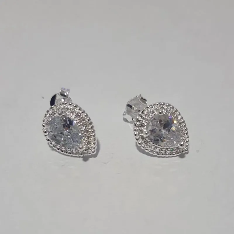 Brinco Gota De Diamante