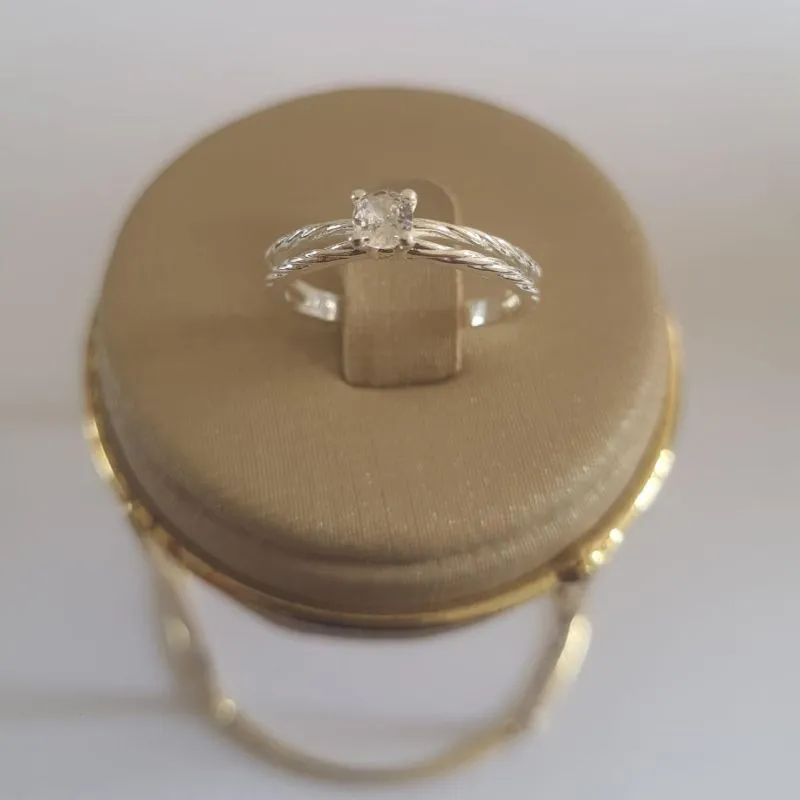 Anel Deluxe Prata