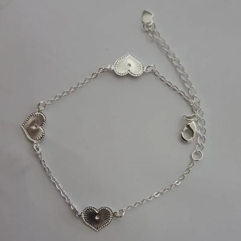 Pulseira 3 Corações