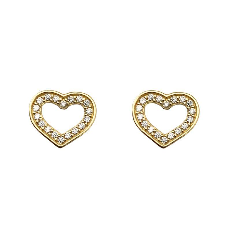 Brinco Coração Vazado