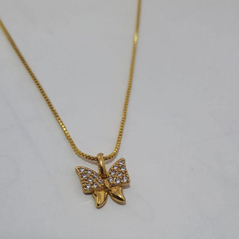 Colar Borboleta Laço