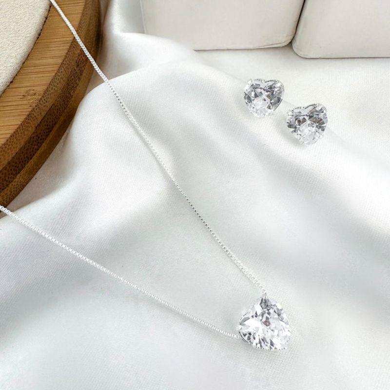 Conjunto Coração Cristal
