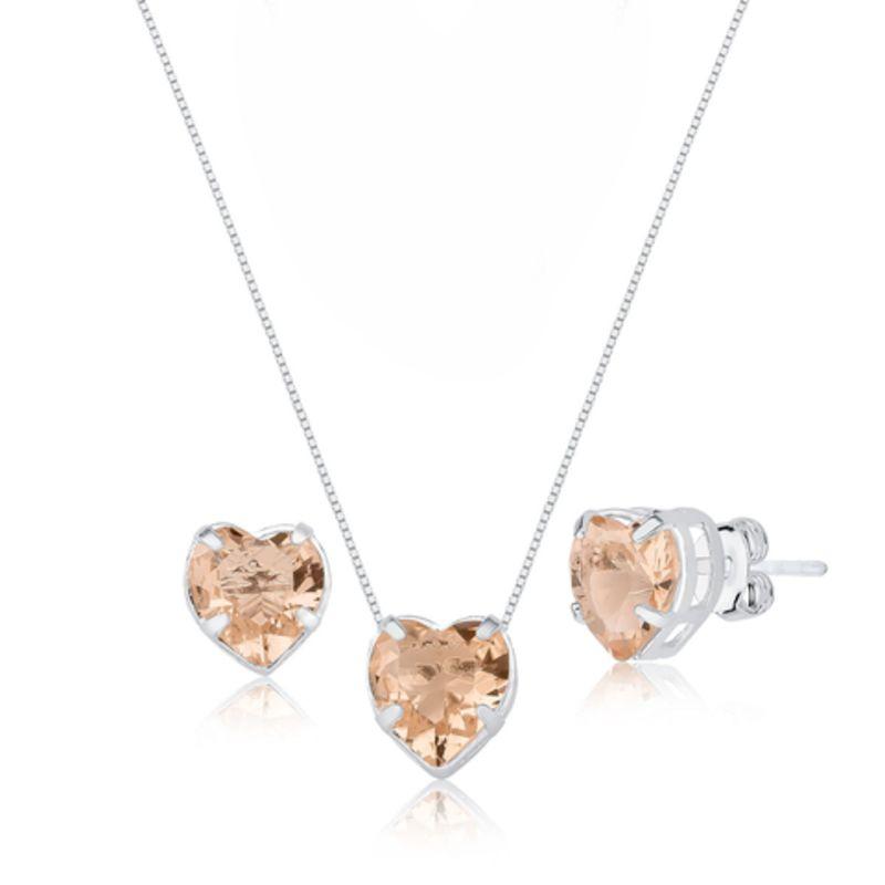 ConjuntoCoração Champanhe