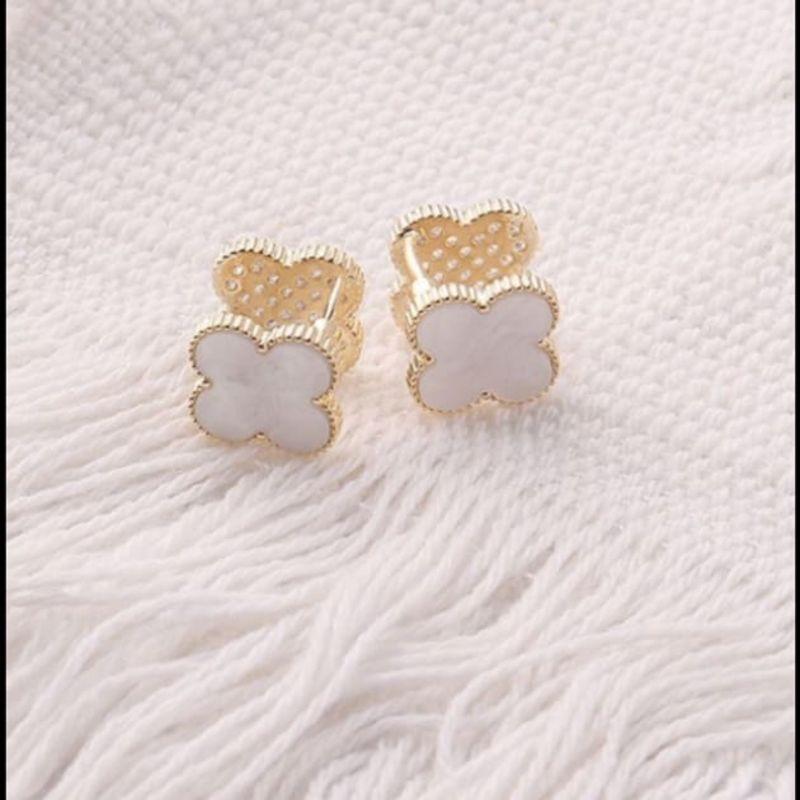 Brincos Duplo Flores