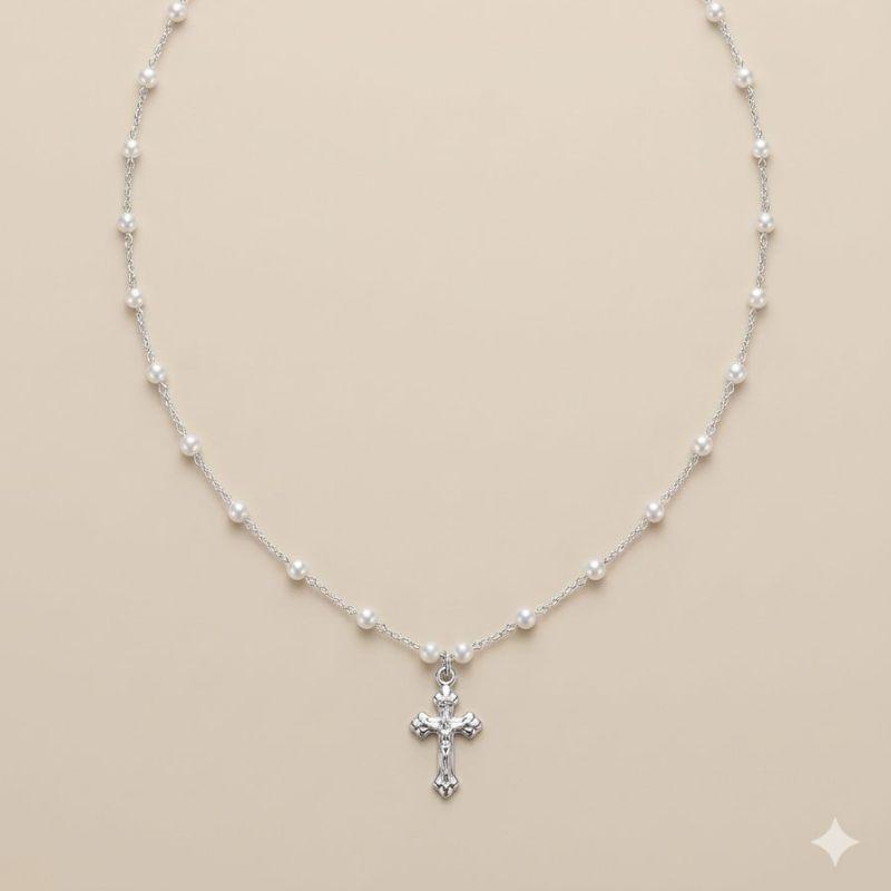 Colar Fé Prata