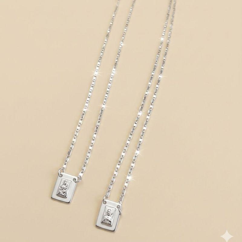 Escapulário Prata Cartier