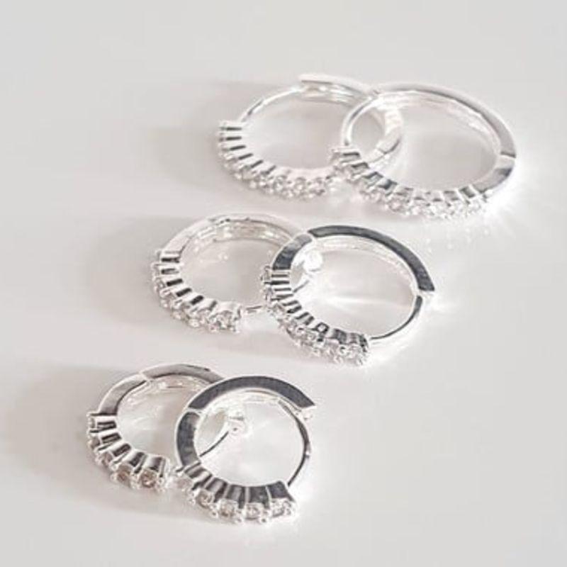 Argola Trio Platino