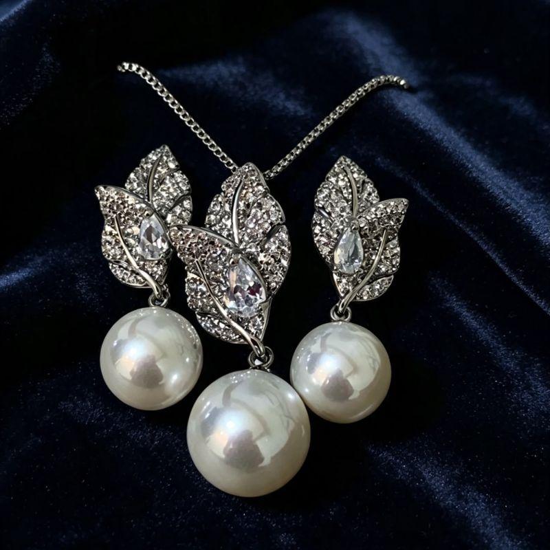 Conjunto noiva perolas